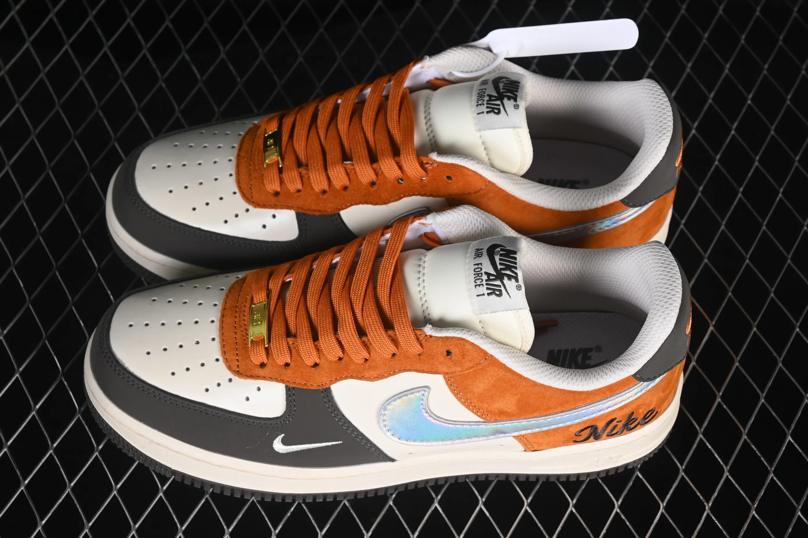 All Categories Nk Air Force 1 Air Force Series Nk Air Force 1 Low Air Force Low Nike Air Force 1'07 Low Brown Gray Laser Air Force One Low Casual Shoes NH0601-530